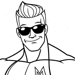 Pagina Para Colorear De Johnny Bravo 37303-29490