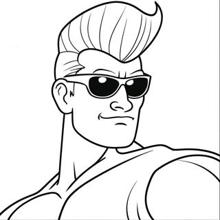 Pagina Para Colorear De Johnny Bravo 37303-29491