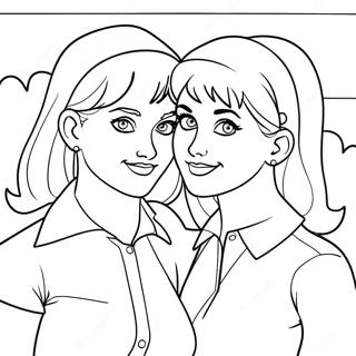 Pagina Para Colorear De Amistad De Betty Y Veronica 39994-31628