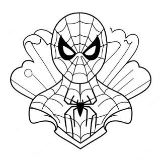 Pagina Para Colorear De Spiderman En El Dia De San Valentin 41083-32474