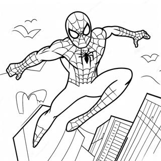 Pagina Para Colorear De Spiderman En El Dia De San Valentin 41083-32475