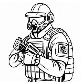 Rainbow Six Siege Páginas Para Colorear