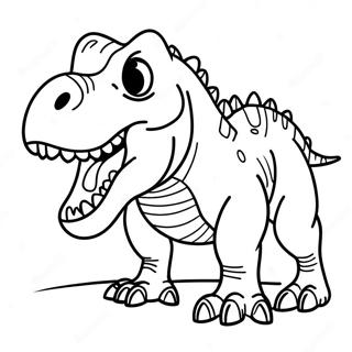 Pagina Para Colorear De Un T Rex Feroz 42794-33829