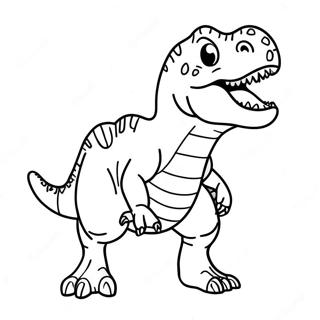 Pagina Para Colorear De Un T Rex Feroz 42794-33832