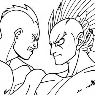 Pagina Para Colorear De La Intensa Batalla Entre Saitama Y Garou 43733-34565