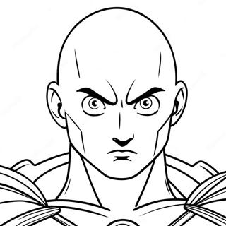 Pagina Para Colorear De La Cara Seria De Saitama 43734-34570