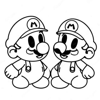 Pagina Para Colorear De La Aventura De Cappy Y Mario 4551-3634