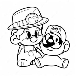 Pagina Para Colorear De La Aventura De Cappy Y Mario 4551-3635