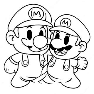 Pagina Para Colorear De La Aventura De Cappy Y Mario 4551-3636