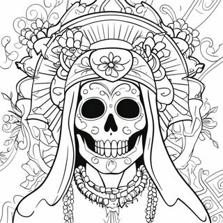 Pagina Para Colorear De Santa Muerte 45733-36141