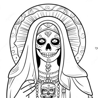 Pagina Para Colorear De Santa Muerte 45733-36143