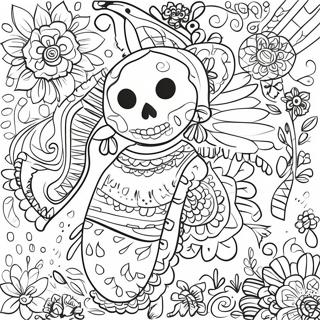 Arte Popular Mexicano Páginas Para Colorear