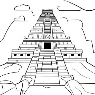 Pagina Para Colorear Del Templo Inca Antiguo 50004-39560