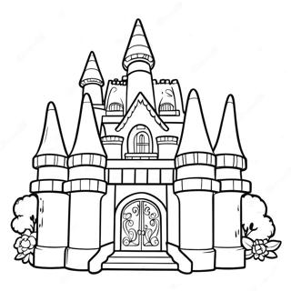 Pagina Para Colorear Del Castillo De Princesa Lego 50423-39891