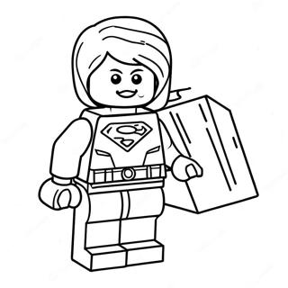 Pagina Para Colorear De La Aventura De Superheroe Lego 50424-39885