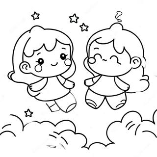 Pagina Para Colorear De Kiki Y Lala En Nubes Sonadoras 5101-4060