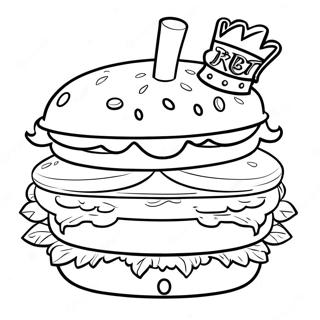 Pagina Para Colorear Del Logo De Burger King 51083-40422