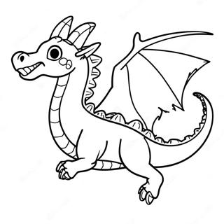 Anime Dragón Páginas Para Colorear