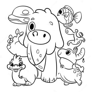 Paginas Para Colorear De Animales Divertidos 53934-42678