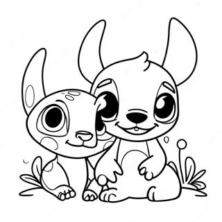 Pagina Para Colorear De Lilo Y Stitch 59283-46897