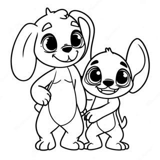 Pagina Para Colorear De Lilo Y Stitch 59283-46900