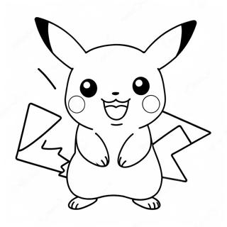 Pagina Para Colorear De Pikachu Brillando Con Energia 59994-47480