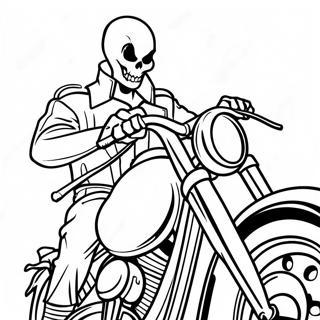 Pagina Para Colorear De Ghost Rider 6060-4819