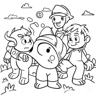 Pagina Para Colorear De La Aventura De Craig Y Amigos 60734-48063