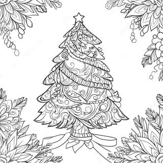 Pagina Para Colorear Arbol De Navidad Detallado 63413-50180