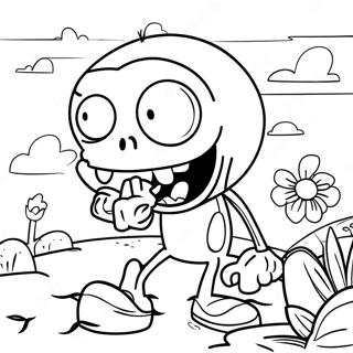 Pagina Para Colorear De Plants Vs Zombies 2 64403-50961