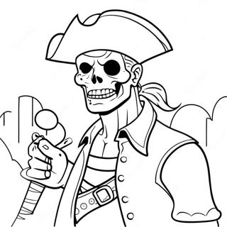 Pagina Para Colorear De Pirata Zombie 64404-50973