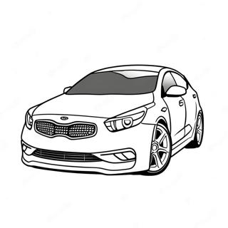 Pagina Para Colorear De Kia Coche Deportivo 64884-51341