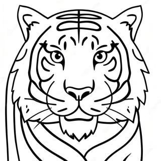 Tigre De Bengala Páginas Para Colorear