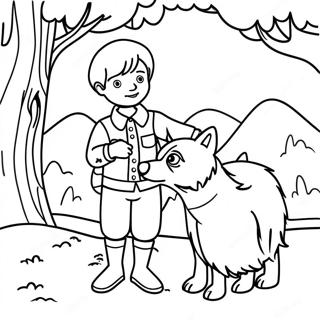 Pagina Para Colorear De Pedro Y El Lobo 65393-51741