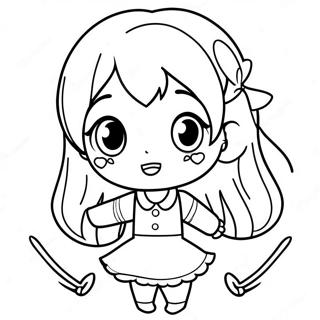 Pagina Para Colorear Chibi De Yandere Simulator 65854-52136