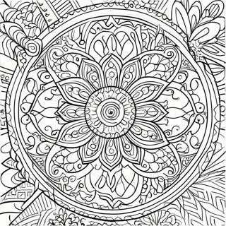 Pagina Para Colorear De Mandala Para Adultos 66454-52592