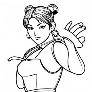 Pagina Para Colorear De Chun Li 66614-52702