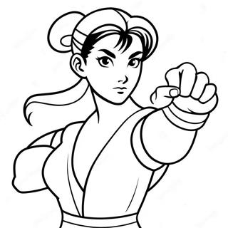 Pagina Para Colorear De Chun Li 66614-52704