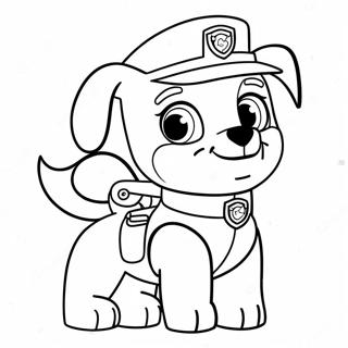 Pagina Para Colorear De Paw Patrol Navideno 670-531