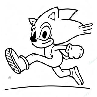 Pagina Para Colorear De Sonic Con Queso Corriendo Rapido 67165-53146