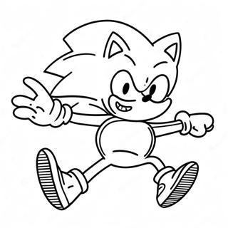 Pagina Para Colorear De Sonic Con Queso Corriendo Rapido 67165-53148