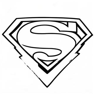 Pagina Para Colorear Del Logo De Superman 67304-53270