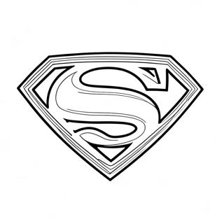 Pagina Para Colorear Del Logo De Superman 67304-53271