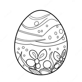 Pagina Para Colorear De Decoracion De Huevos De Pascua Adorables 69115-54702