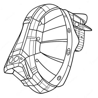 Pagina Para Colorear De La Nave Espacial Spacex Dragon 71515-56614