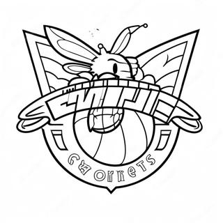 Pagina Para Colorear Del Logo De Los Charlotte Hornets 71664-56730