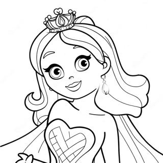 Pagina Para Colorear De La Princesa Lol Brillante 72725-57599