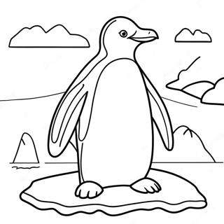 Pagina Para Colorear De Tacky El Pinguino En Un Iceberg 72745-57591