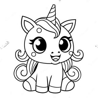 Pagina Para Colorear De Un Unicornio Tokidoki Adorable 72795-57639