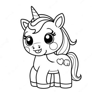 Pagina Para Colorear De Un Unicornio Tokidoki Adorable 72795-57640